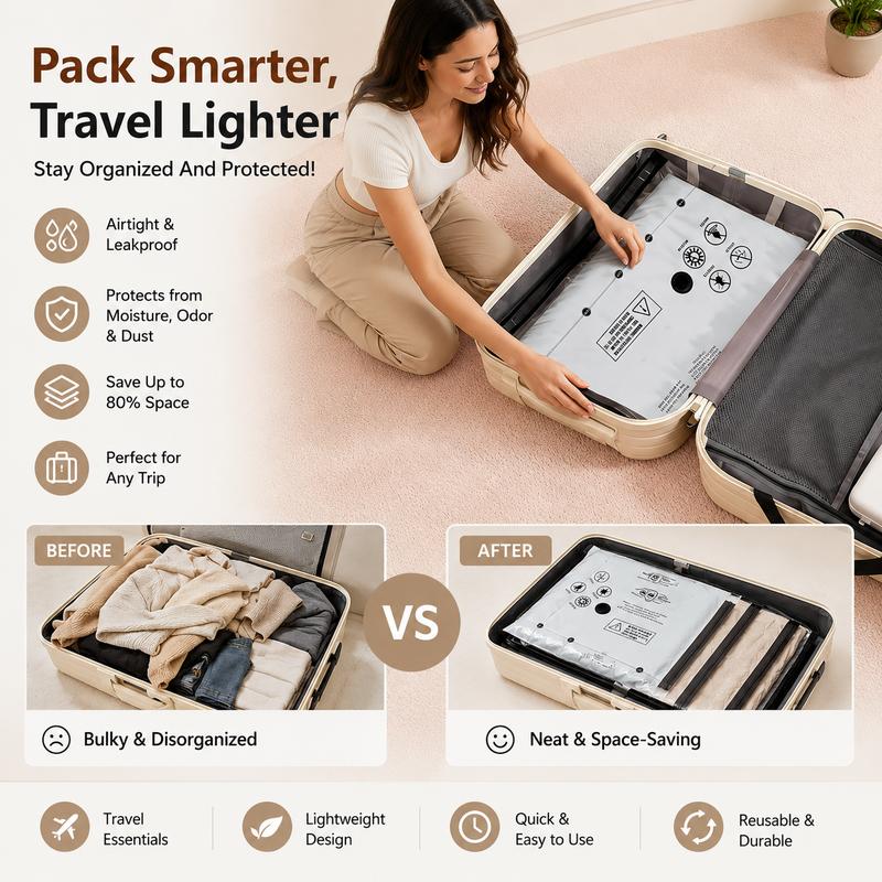 Voyk Vacuum Seal Packing Cubes (18-Pack)